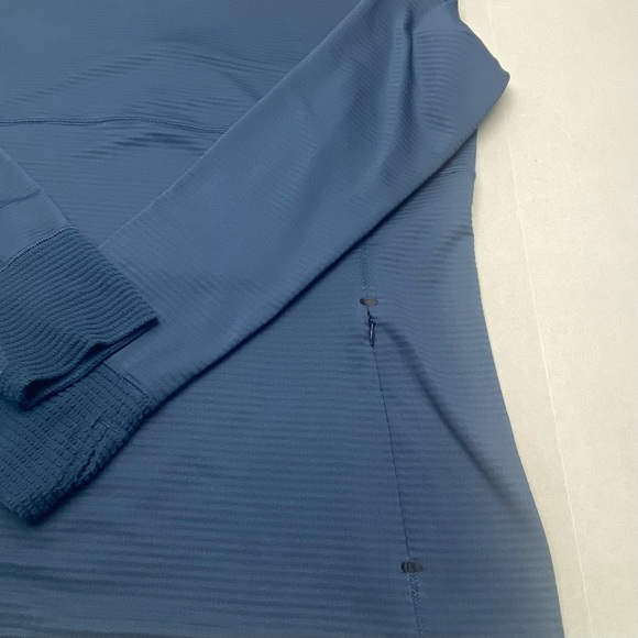 Orvis Blue Quarter-Zip Pullover Women’s Large Side Rear Pocket CASUAL COMFY - Picture 2 of 8